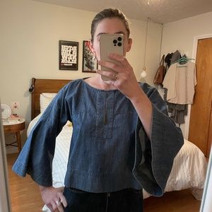 Apiece Apart Bell Sleeve Top